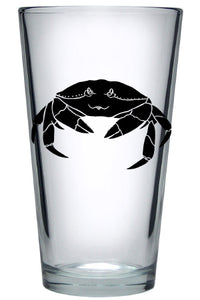 Crabby Pint Glass
