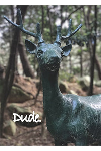 Dude Funny Blank Greeting Card