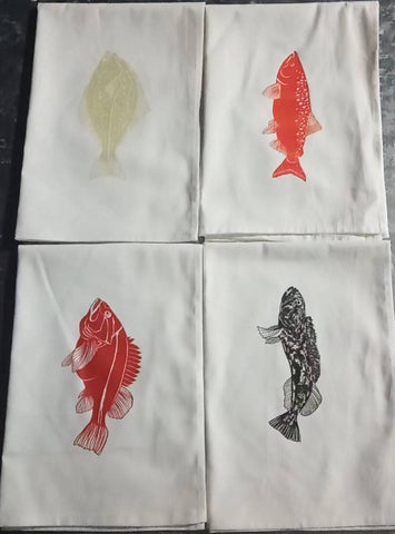Pacific Fish Tea Towel Set
