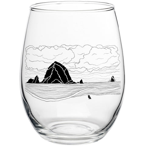Haystack Humpback Stemless Wine Glass