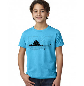 Haystack Humpback Youth T-Shirt Turquoise