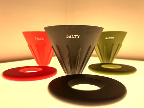 Salty Silicone Coffee Pour Over Funnels - (2) Piece