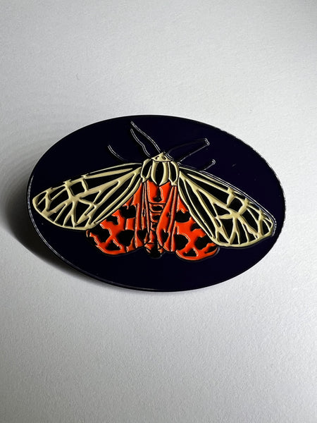 Tiger Moth Lapel Pin