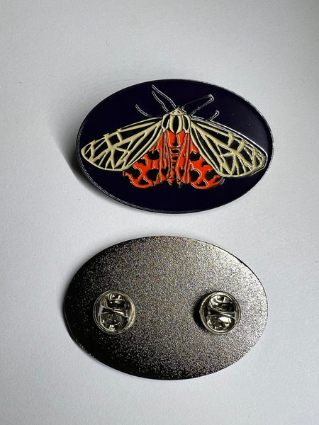 Tiger Moth Lapel Pin
