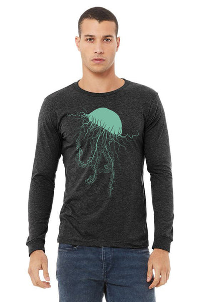 Sashay Jellyfish T-Shirt - Long Sleeve Unisex Black