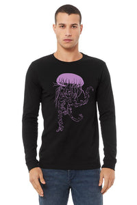Vogue Jellyfish T-Shirt - Long Sleeve Unisex Black