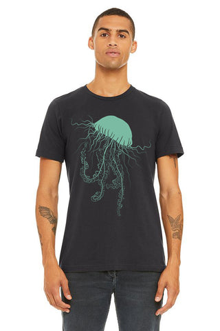 Sashay Jellyfish  T-Shirt - Unisex Dark Grey