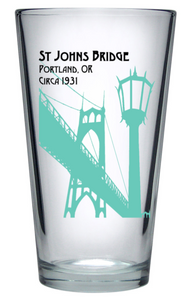 St Johns Bridge *Limited Edition” Pint Glass