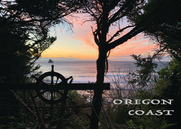 Oregon Coast Pirates Cove Postcard