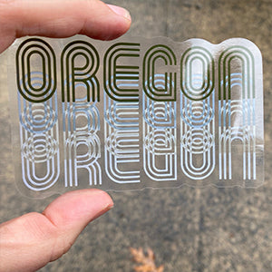 Oregon Fade *Limited Edition* Die-Cut Vinyl Sticker