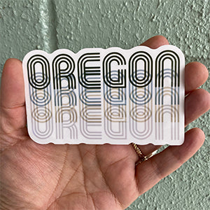 Oregon Fade Vinyl Sticker