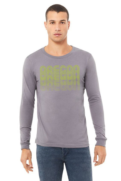 Oregon Fade *Limited Edition* T-Shirt - Long Sleeve Unisex Storm