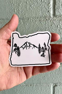 Mt Hood Oregon Die-Cut Vinyl Sticker