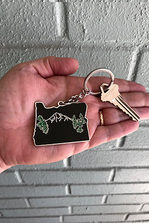Oregon State Vinyl Keychains - Soft Vinyl Keychains - Keychains