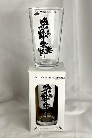 Pine Tree Pint Glass