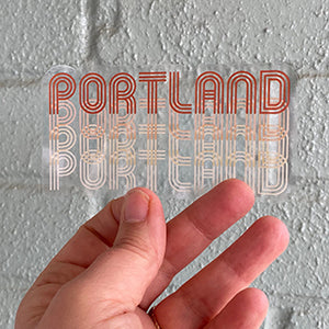 Portland Fade Vinyl Sticker