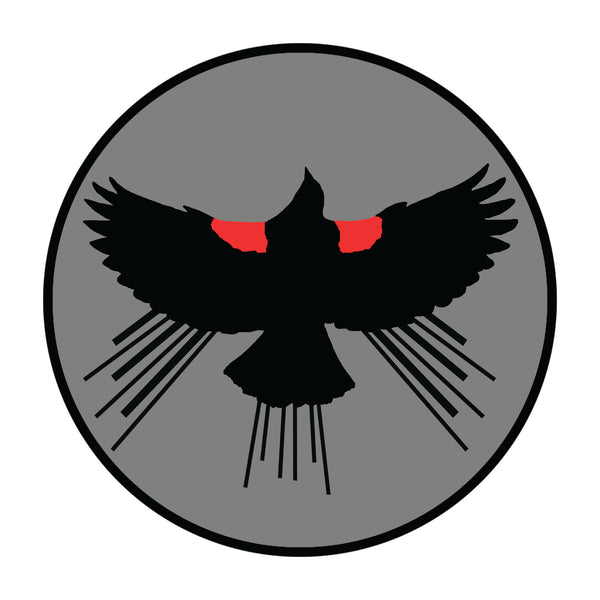 Red Winged Blackbird Iron-On-Patch