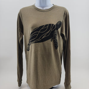 Sea Turtle Long Sleeve Unisex Men's T-shirt