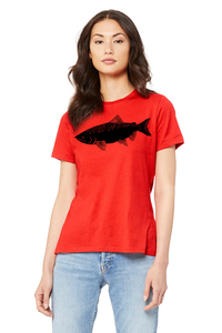 Salmon T-Shirt - Women's Poppy
