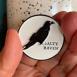 Salty Raven Lapel Pin