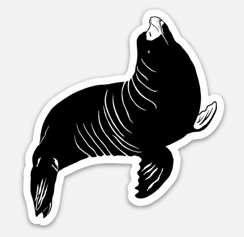 Sea Lion Die-Cut Vinyl Stickers