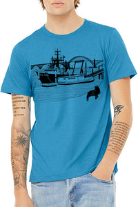 Sea Lion's Port T-Shirt - Unisex Aqua