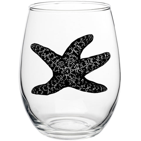 Sea Star Stemless Wine Glass