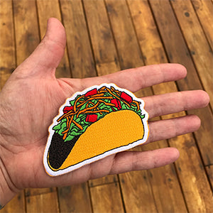 Taco Die Cut *Limited Edition* Iron-On-Patch