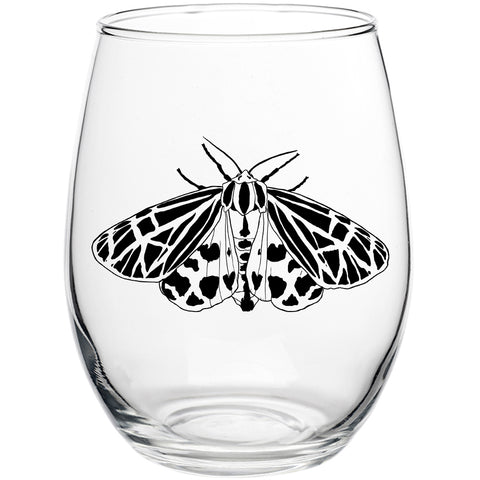 Tiger Moth Stemless Wine Glass