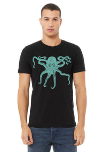 Octopus Kraken T-Shirt - Unisex Black