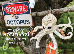 We Survived! Funny Holiday Greeting Card