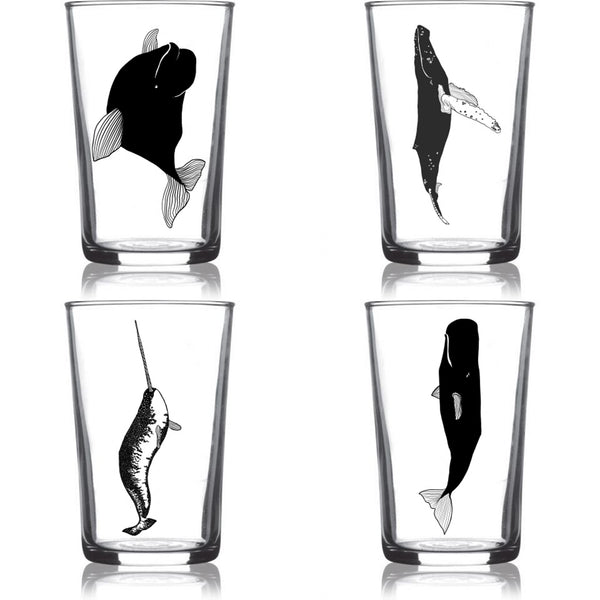 Whale Euro Wine 4 Pack Color and Black Sets