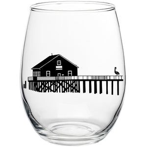 Boathouse Stemless Wine Glass