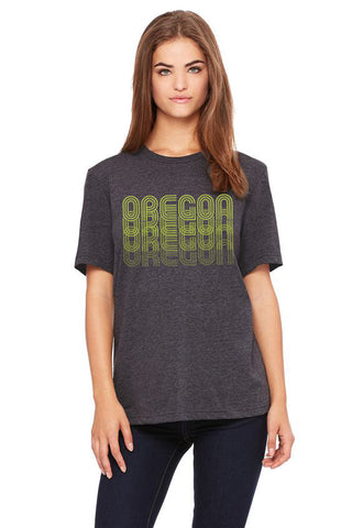 Oregon Fade T-Shirt - Women's Dark Gray Heather