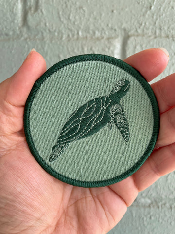 Sea Turtle Iron-on 3" Patch