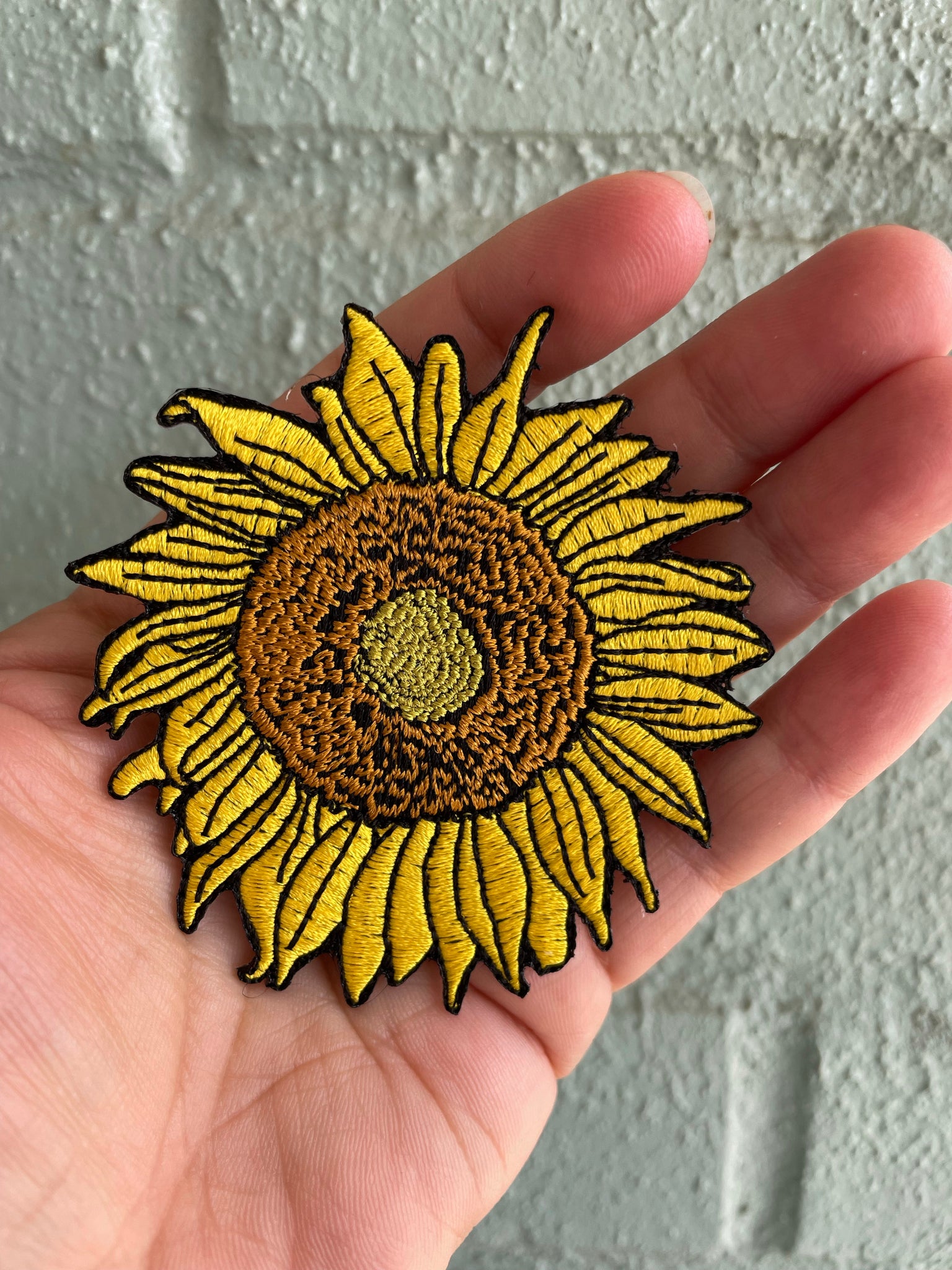Southern Mama Sunflower Hat Patch Sublimation DYI Fabric Patch Glue Iron On  Sew