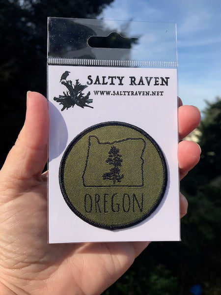 Oregon Pine Iron-On-Patch