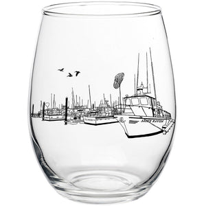 Salty Port Stemless Wine Glass