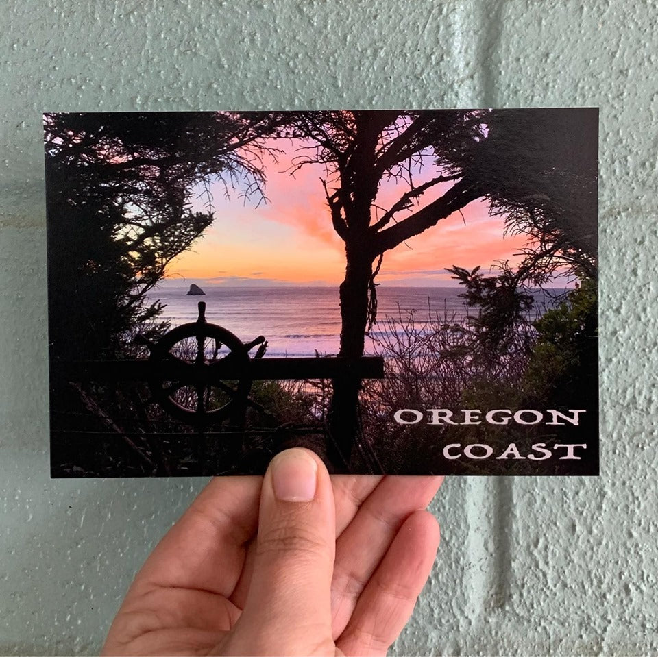 Oregon Coast Pirates Cove Postcard